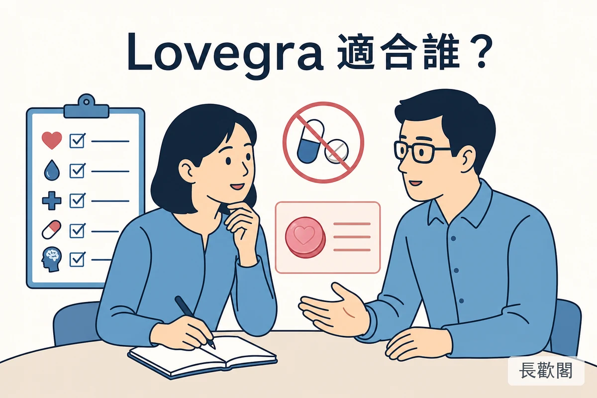 女神之戀 Lovegra 適合對象與用藥安全核對