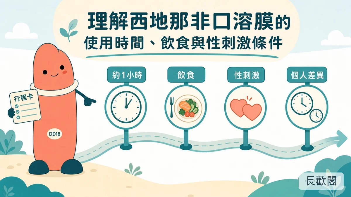 DD18角色說明西地那非口溶膜多久有效及飲食與性刺激條件