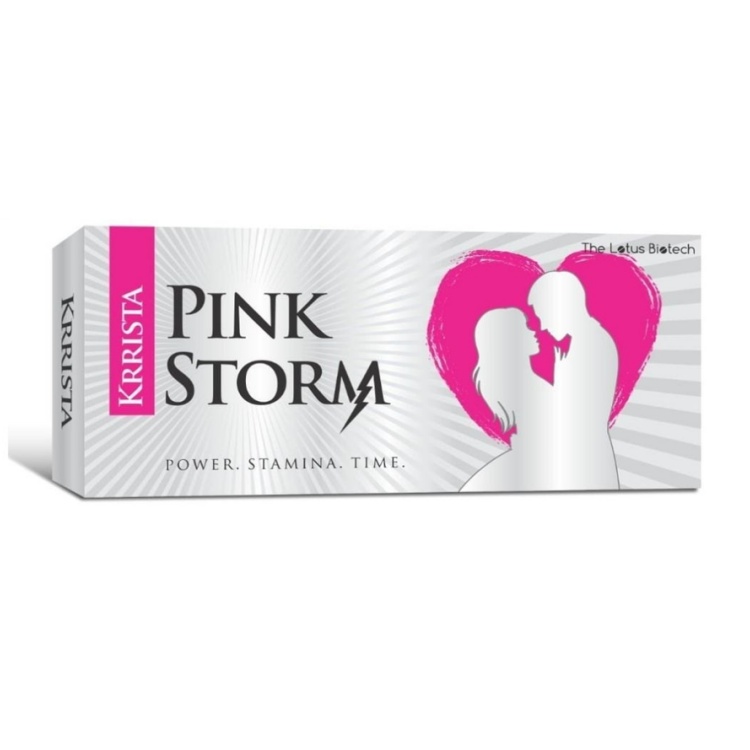 粉色風暴 犀利士雙效 印度Krrista Pink Storm - 高劑量犀利士+必利勁配方 （10粒/盒）