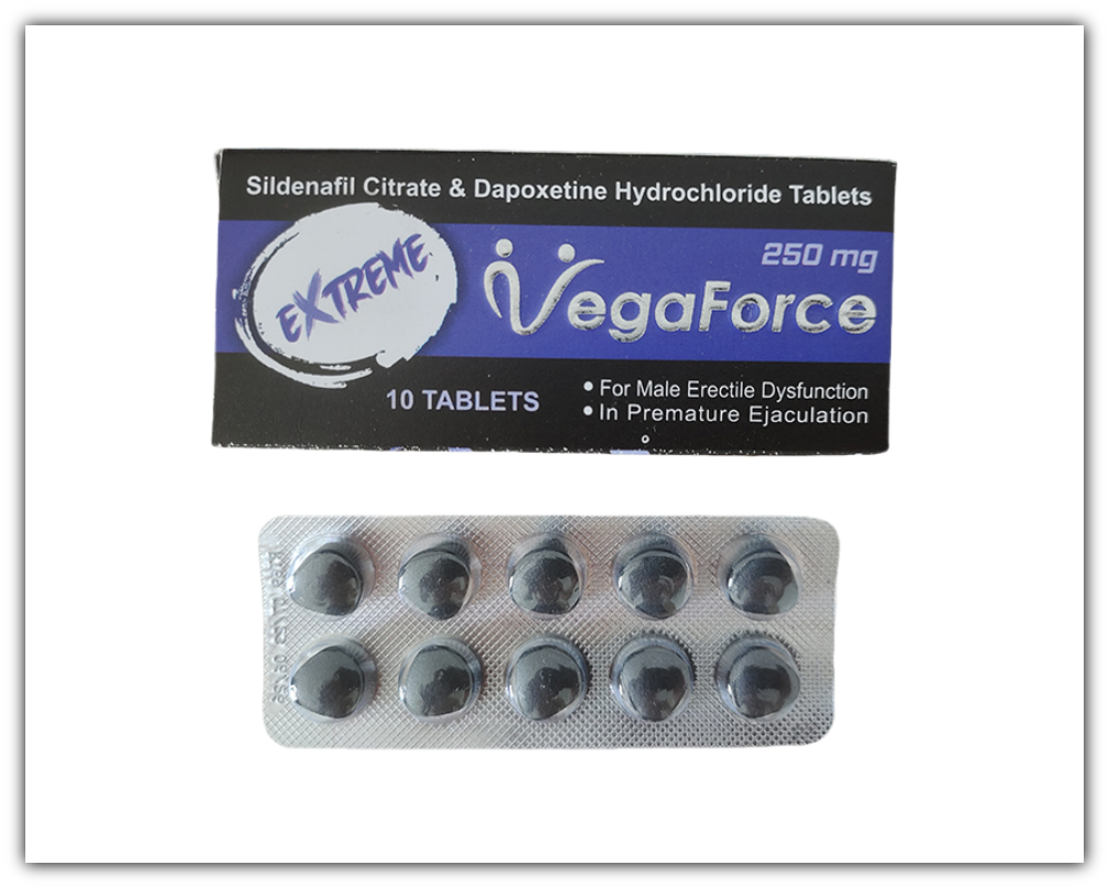 紫蝌蚪｜萬艾可雙效 EXTREME VegaForce｜雙效助勃＋延時｜西地那非150mg＋達泊西汀100mg